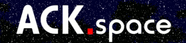 Christmas ACKspace logo